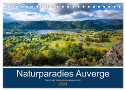 Naturparadies Auvergne (Tischkalender 2024 DIN A5 quer), CALVENDO Monatskalender
