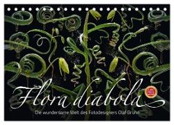 Flora diabola - Die wundersame Welt des Fotodesigners Olaf Bruhn (Tischkalender 2024 DIN A5 quer), CALVENDO Monatskalender