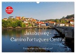 Jakobsweg - Camino Portugues Central (Wandkalender 2024 DIN A3 quer), CALVENDO Monatskalender