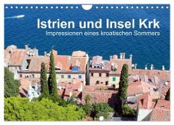 Istrien und Insel Krk - Impressionen eines kroatischen Sommers (Wandkalender 2024 DIN A4 quer), CALVENDO Monatskalender