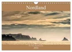 Nordland ¿ Die Weite Skandinaviens (Wandkalender 2024 DIN A4 quer), CALVENDO Monatskalender