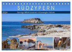 Südzypern, sonnige Mittelmeerinsel mit bewegter Historie (Tischkalender 2024 DIN A5 quer), CALVENDO Monatskalender