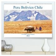 Peru Bolivien Chile (hochwertiger Premium Wandkalender 2024 DIN A2 quer), Kunstdruck in Hochglanz