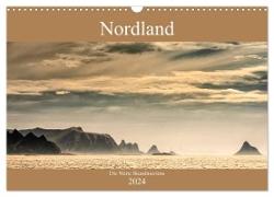 Nordland ¿ Die Weite Skandinaviens (Wandkalender 2024 DIN A3 quer), CALVENDO Monatskalender