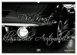 Die Kunst klassischer Automobile (Wandkalender 2024 DIN A2 quer), CALVENDO Monatskalender