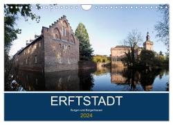 ERFTSTADT - Burgen und Bürgerhäuser (Wandkalender 2024 DIN A4 quer), CALVENDO Monatskalender