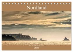 Nordland ¿ Die Weite Skandinaviens (Tischkalender 2024 DIN A5 quer), CALVENDO Monatskalender