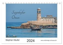Sagenhafter Oman (Tischkalender 2024 DIN A5 quer), CALVENDO Monatskalender