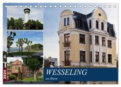 Wesseling am Rhein (Tischkalender 2024 DIN A5 quer), CALVENDO Monatskalender