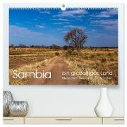 Sambia - ein großartiges Land (hochwertiger Premium Wandkalender 2024 DIN A2 quer), Kunstdruck in Hochglanz