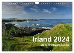 Irland 2024 - Die schönsten Reiseziele (Wandkalender 2024 DIN A4 quer), CALVENDO Monatskalender