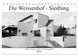 Die Weissenhof - Siedlung (Tischkalender 2024 DIN A5 quer), CALVENDO Monatskalender