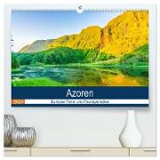 Azoren: Europas Flora- und Faunaparadies (hochwertiger Premium Wandkalender 2024 DIN A2 quer), Kunstdruck in Hochglanz