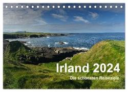 Irland 2024 - Die schönsten Reiseziele (Tischkalender 2024 DIN A5 quer), CALVENDO Monatskalender