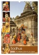 Sadhus - Die heiligen Männer von Nepal (Wandkalender 2024 DIN A3 hoch), CALVENDO Monatskalender