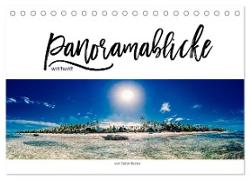 Panoramablicke weltweit (Tischkalender 2024 DIN A5 quer), CALVENDO Monatskalender