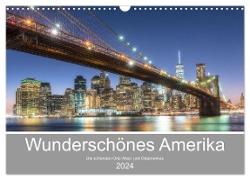 Wunderschönes Amerika (Wandkalender 2024 DIN A3 quer), CALVENDO Monatskalender