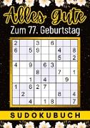 77 Geburtstag Geschenk | Alles Gute zum 77. Geburtstag - Sudoku