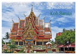 Sehnsuchtsinsel Koh Samui (Tischkalender 2024 DIN A5 quer), CALVENDO Monatskalender