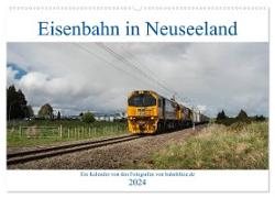 Eisenbahn in Neuseeland (Wandkalender 2024 DIN A2 quer), CALVENDO Monatskalender