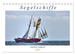 Segelschiffe auf dem Limfjord (Tischkalender 2024 DIN A5 quer), CALVENDO Monatskalender