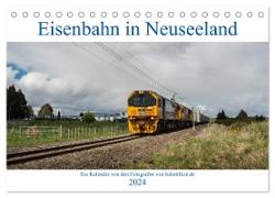 Eisenbahn in Neuseeland (Tischkalender 2024 DIN A5 quer), CALVENDO Monatskalender