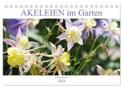 Akeleien im Garten (Tischkalender 2024 DIN A5 quer), CALVENDO Monatskalender