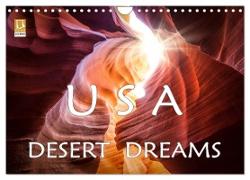 USA Desert Dreams (Wandkalender 2024 DIN A4 quer), CALVENDO Monatskalender