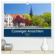 Coswiger Ansichten (hochwertiger Premium Wandkalender 2024 DIN A2 quer), Kunstdruck in Hochglanz