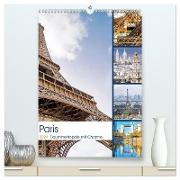 Paris Traummetropole mit Charme (hochwertiger Premium Wandkalender 2024 DIN A2 hoch), Kunstdruck in Hochglanz