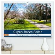 Kurpark Baden-Baden (hochwertiger Premium Wandkalender 2024 DIN A2 quer), Kunstdruck in Hochglanz