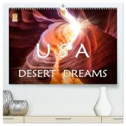 USA Desert Dreams (hochwertiger Premium Wandkalender 2024 DIN A2 quer), Kunstdruck in Hochglanz