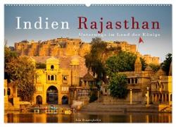 Indien Rajasthan: Unterwegs im Land der Könige (Wandkalender 2024 DIN A2 quer), CALVENDO Monatskalender