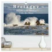 Bretagne. Département Finistère - Côte des Abers (hochwertiger Premium Wandkalender 2024 DIN A2 quer), Kunstdruck in Hochglanz