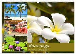 Rarotonga - Trauminsel im Südpazifik. (Wandkalender 2024 DIN A2 quer), CALVENDO Monatskalender