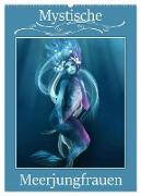 Mystische Meerjungfrauen (Wandkalender 2024 DIN A2 hoch), CALVENDO Monatskalender