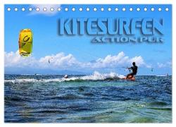 Kitesurfen - Action pur (Tischkalender 2024 DIN A5 quer), CALVENDO Monatskalender