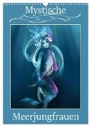 Mystische Meerjungfrauen (Wandkalender 2024 DIN A3 hoch), CALVENDO Monatskalender