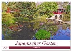 Japanischer Garten Leverkusen (Wandkalender 2024 DIN A2 quer), CALVENDO Monatskalender