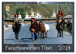 Facettenreiches Tibet (Wandkalender 2024 DIN A2 quer), CALVENDO Monatskalender