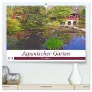 Japanischer Garten Leverkusen (hochwertiger Premium Wandkalender 2024 DIN A2 quer), Kunstdruck in Hochglanz