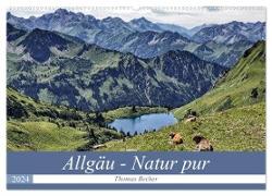 Allgäu - Natur pur (Wandkalender 2024 DIN A2 quer), CALVENDO Monatskalender