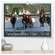Facettenreiches Tibet (hochwertiger Premium Wandkalender 2024 DIN A2 quer), Kunstdruck in Hochglanz