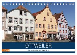 Ottweiler - Barockperle im Saarland (Tischkalender 2024 DIN A5 quer), CALVENDO Monatskalender