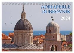 Adriaperle Dubrovnik (Tischkalender 2024 DIN A5 quer), CALVENDO Monatskalender