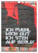 Berlin Street Art (Wandkalender 2024 DIN A4 hoch), CALVENDO Monatskalender