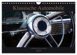 Klassische Automobile - Lenkräder und Armaturen (Wandkalender 2024 DIN A4 quer), CALVENDO Monatskalender