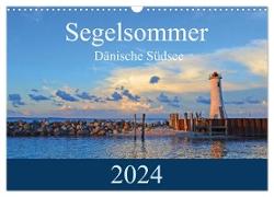 Segelsommer - Dänische Südsee (Wandkalender 2024 DIN A3 quer), CALVENDO Monatskalender