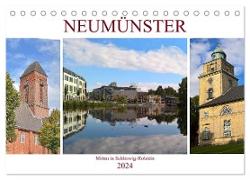 Neumünster - Mitten in Schleswig-Holstein (Tischkalender 2024 DIN A5 quer), CALVENDO Monatskalender