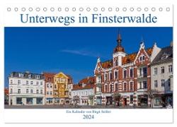 Unterwegs in Finsterwalde (Tischkalender 2024 DIN A5 quer), CALVENDO Monatskalender